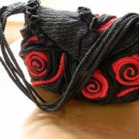 Черно-красная сумка